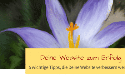 5 geniale Tipps, die Deine Website verbessern!